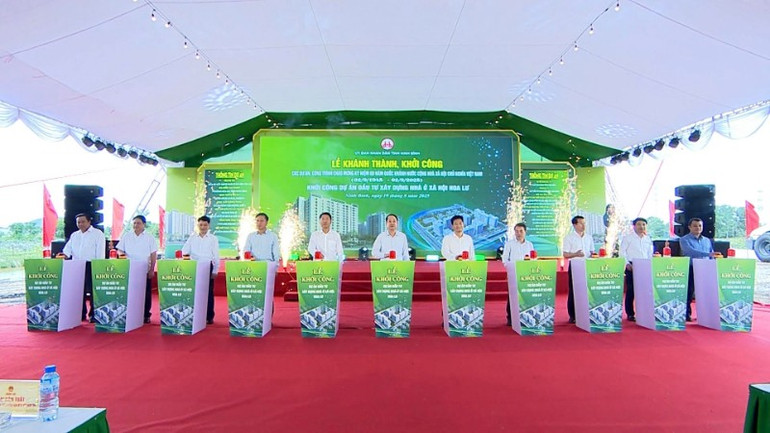 Ninh Bình khởi công Dự án đầu tư xây dựng nhà ở xã hội Hoa Lư (THE HOALU RESIDENCES)